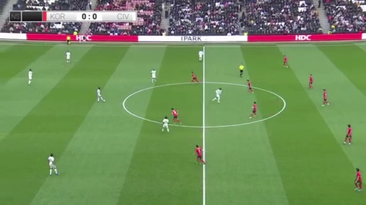 集锦友谊赛-韩国队史千场里程碑 韩国0-4惨败科特迪瓦