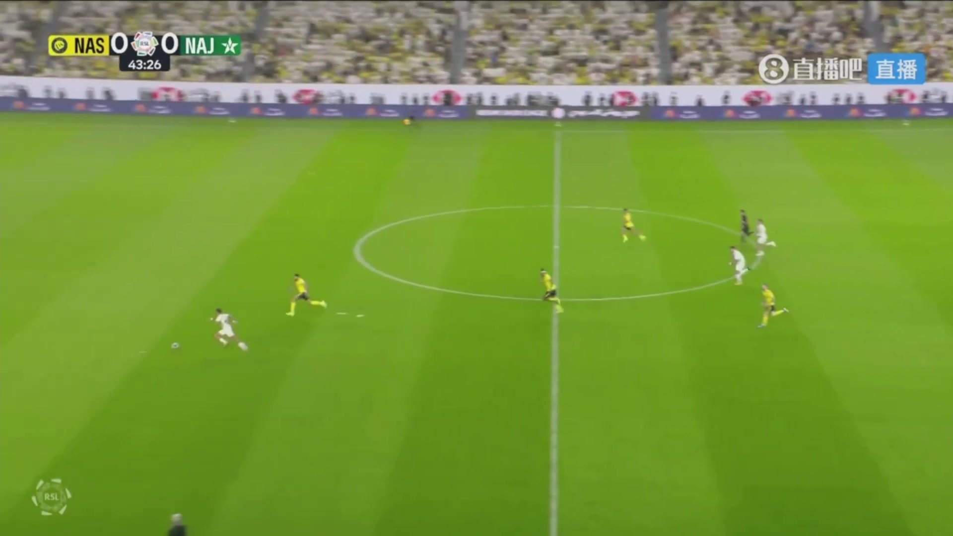 胜利主场丢球拉坎-图莱跟进无人盯防推射破门