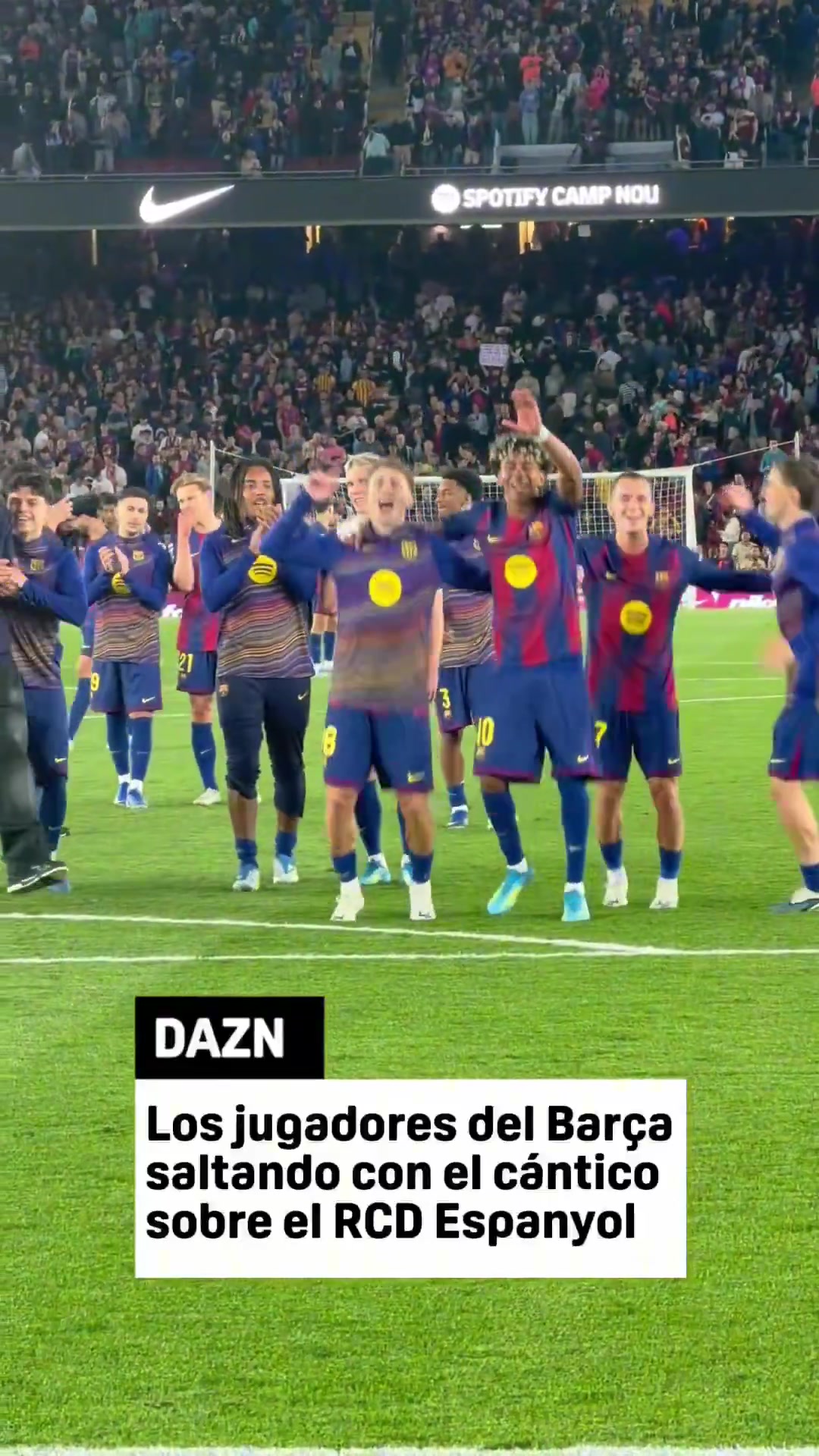 巴萨球员赛后唱歌嘲讽