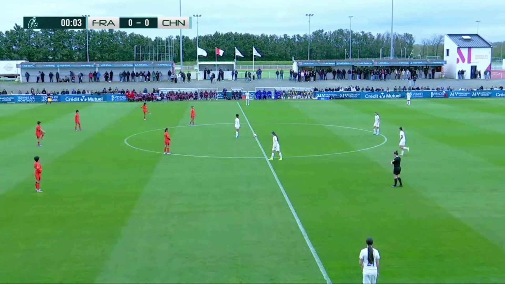 集锦蒙太古杯-周瑾彤任意球破门何风清扬建功 U16女足2-1法国