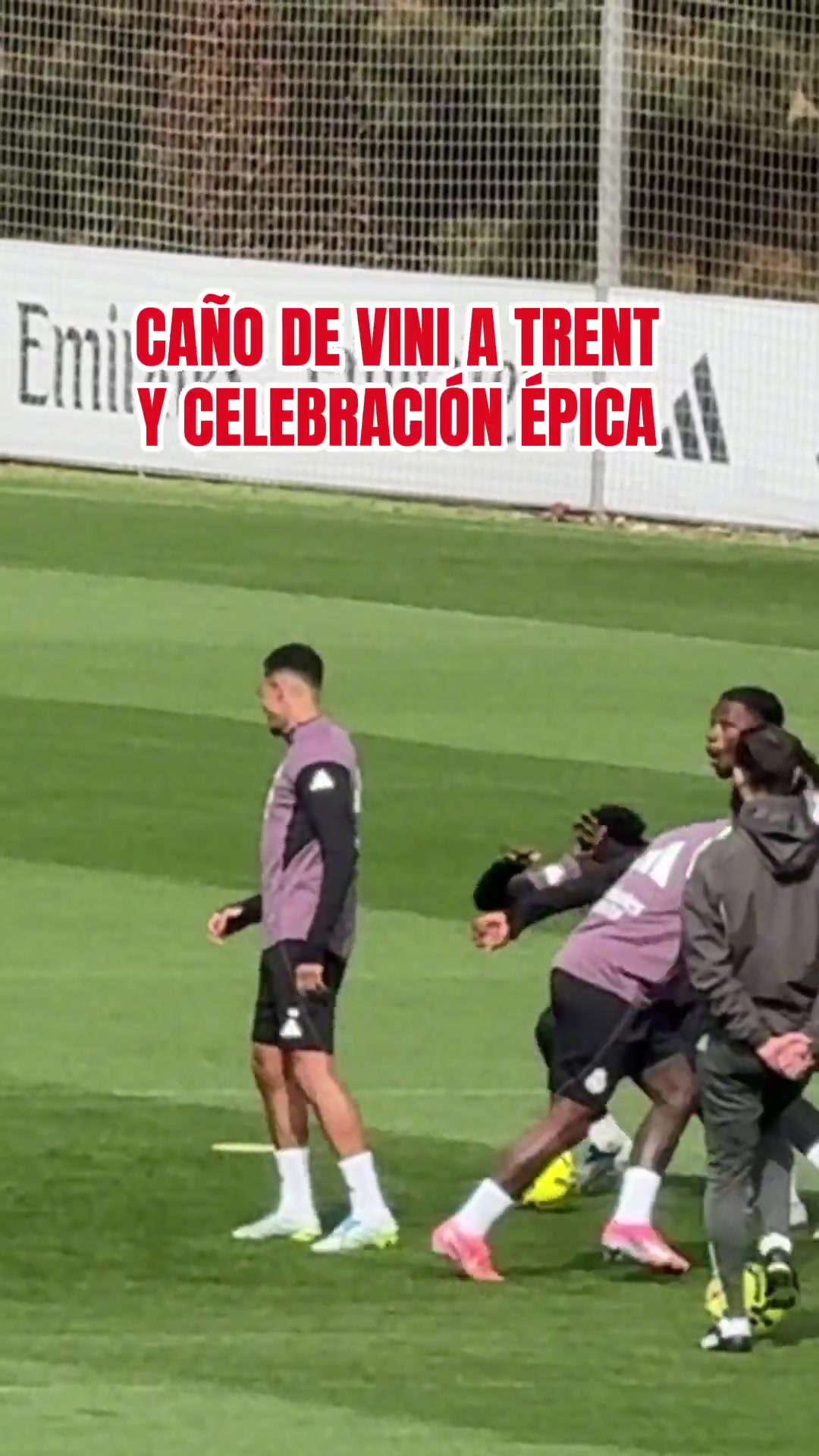 维尼修斯花式穿裆戏耍阿诺德随后上演激情庆祝