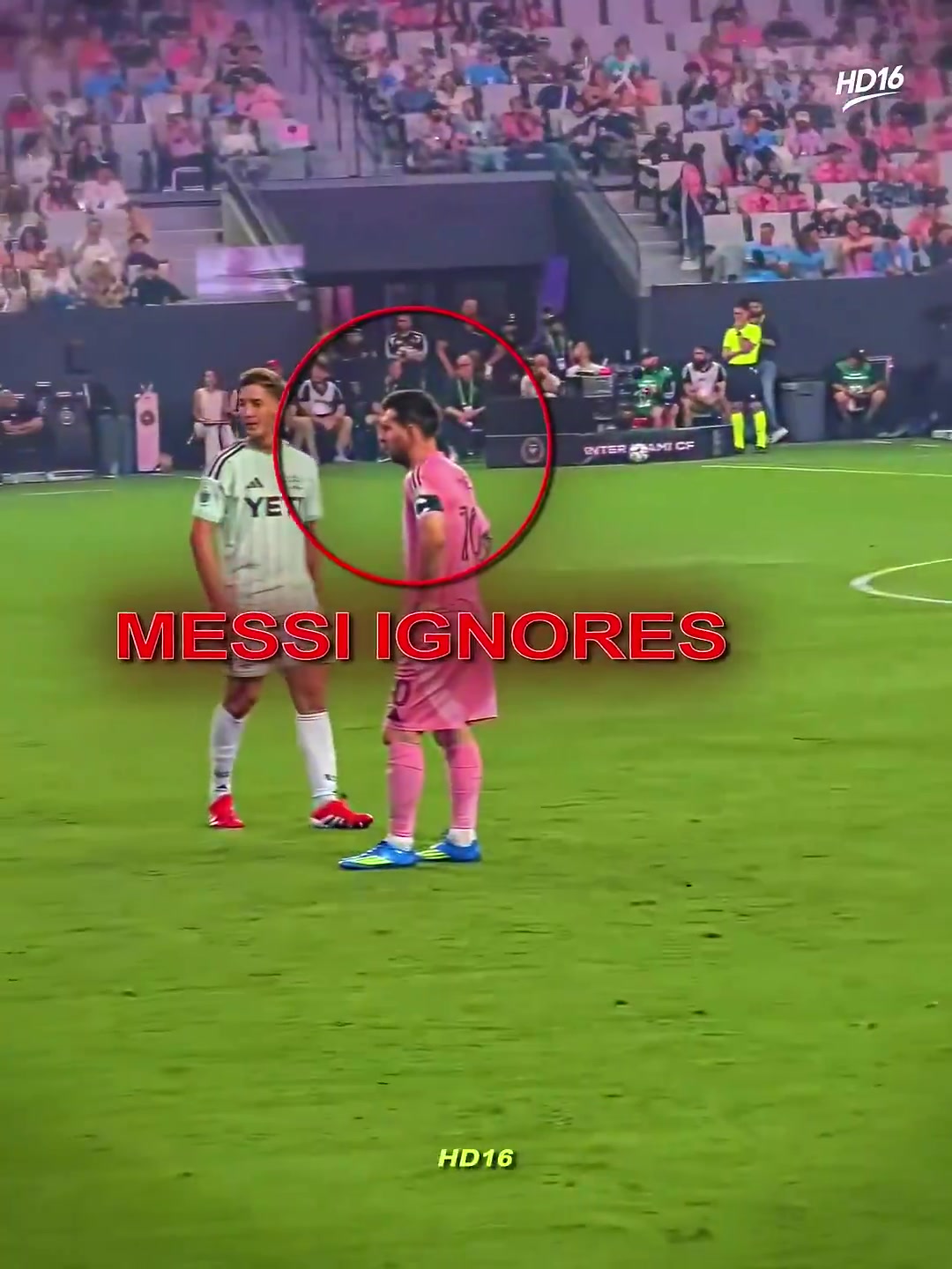 圆梦了女网红和梅西握